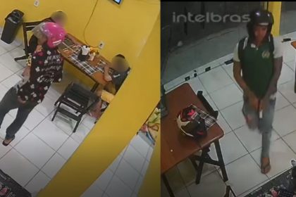 Assaltantes armados roubam clientes em pastelaria no bairro Cidade Nova