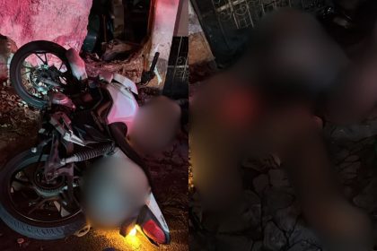 Suspeitos de assaltos, adolescente morre em acidente de moto e garota fica ferida em Manaus