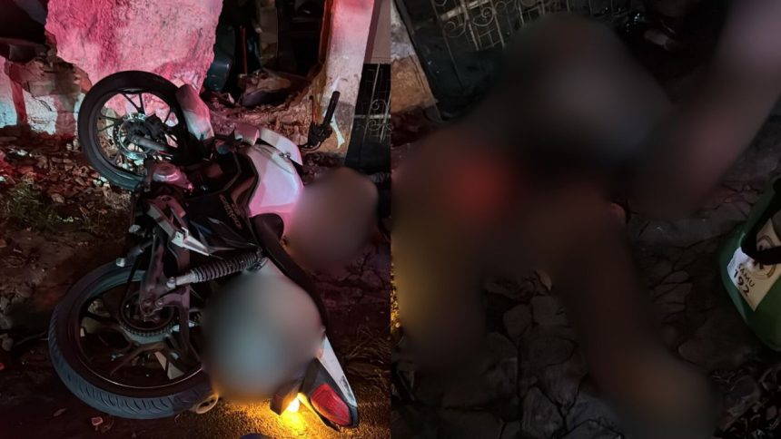 Suspeitos de assaltos, adolescente morre em acidente de moto e garota fica ferida em Manaus
