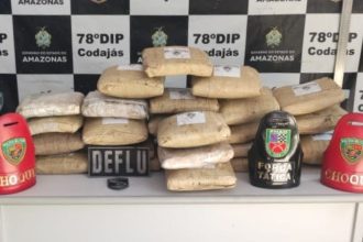 Mulher é detida com droga avaliada em R$ 500 mil em embarcação no Amazonas