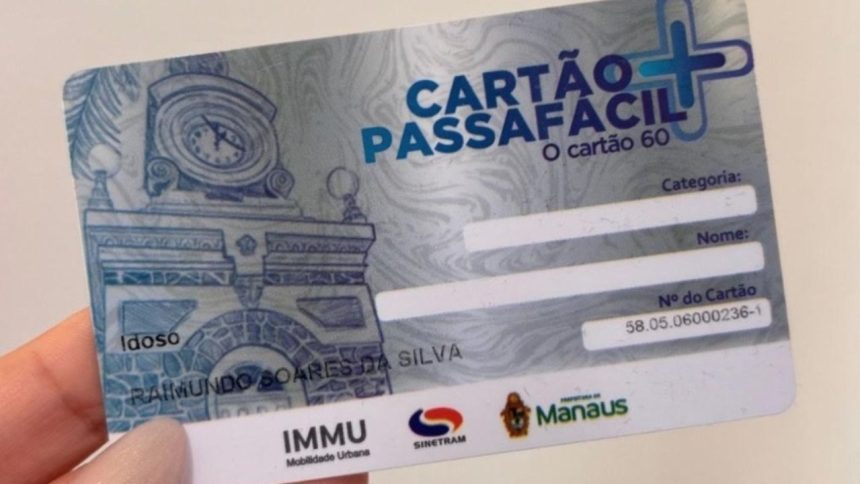 Cartão PassaFácil+ será disponibilizado para idosos a partir de outubro em Manaus