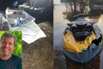 Empresário Robson Tiradentes se envolve em acidente com jet ski que deixa três desaparecidos
