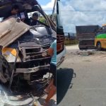 Câmera registra exato momento da colisão entre 'Amarelinho' e caçamba em Manaus