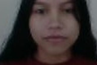 Adolescente desaparecida no Japiim, rosto em primeiro plano.