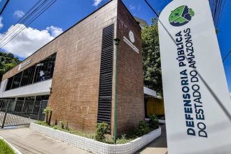 Fachada da Defensoria Pública do Estado do Amazonas em Manaus