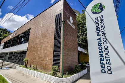 Fachada da Defensoria Pública do Estado do Amazonas em Manaus