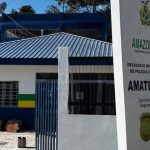 Fachada da Delegacia de Polícia de Amaturá, Amazonas.