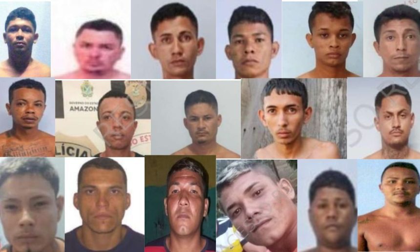 Fotos de 17 pessoas procuradas pela Polícia Civil do Amazonas (PC-AM) em Lábrea.