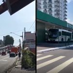 Ônibus parados em Manaus: Possível paralisação do transporte coletivo.