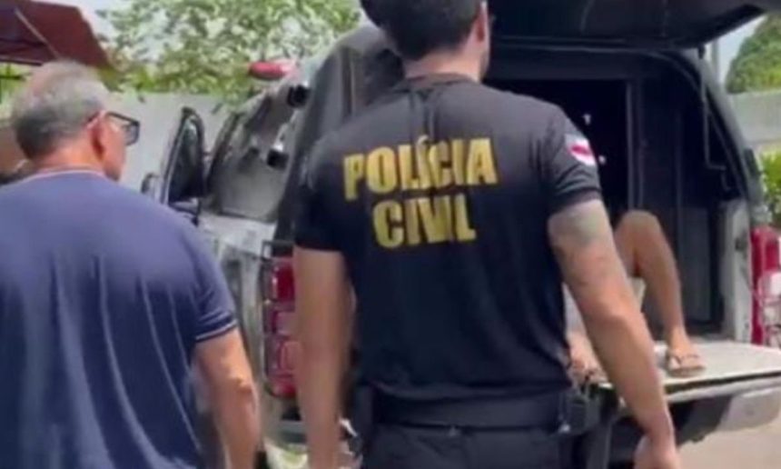 Policial civil prende suspeito em Coari.