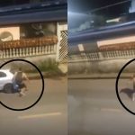 Sargento persegue e atira em ex-companheira. Cena de violência na rua.