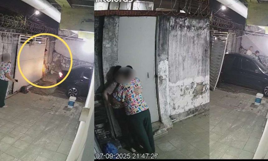 Tentativa de assalto registrada em Manaus: família sob ameaça.