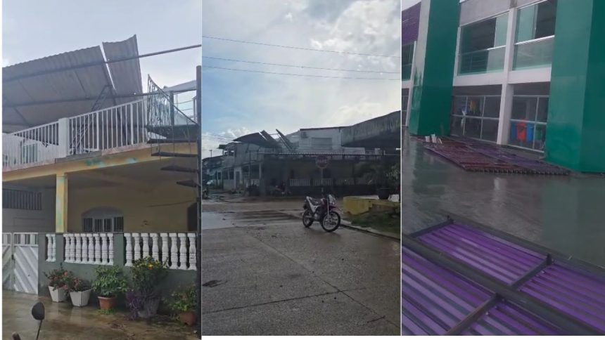 Temporal causa destelhamentos de casas no Amazonas