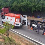 Acidente envolvendo motocicleta de app deixa duas pessoas feridas em Manaus