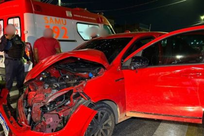 Motorista bêbado provoca acidente e fere cinco pessoas em Manaus