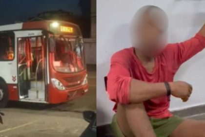 Ônibus da linha 650 em Manaus registra tentativa de assalto; suspeito é detido