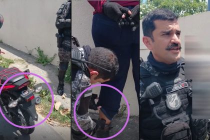 Vídeo de sargento da Rocam orientando sobre corrida de moto sem placa viraliza nas redes