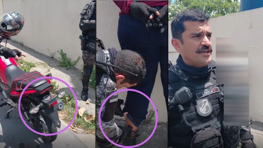 Vídeo de sargento da Rocam orientando sobre corrida de moto sem placa viraliza nas redes