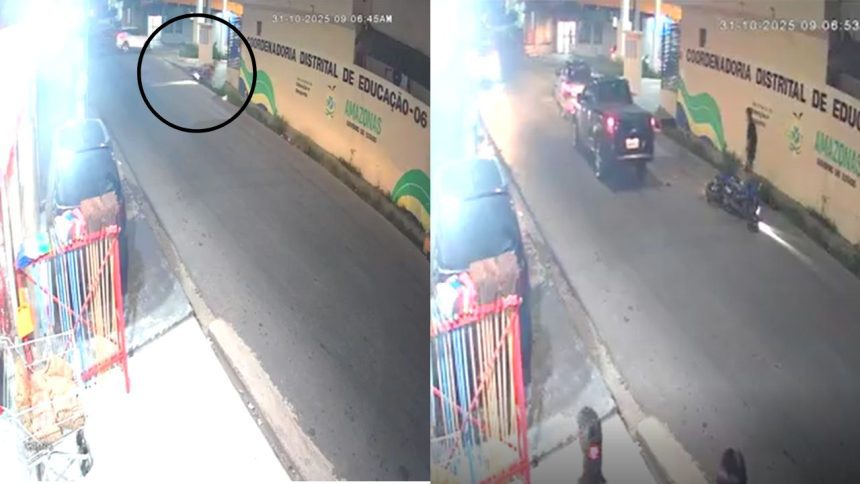Motociclista morre em colisão com carro no bairro Novo Aleixo, em Manaus