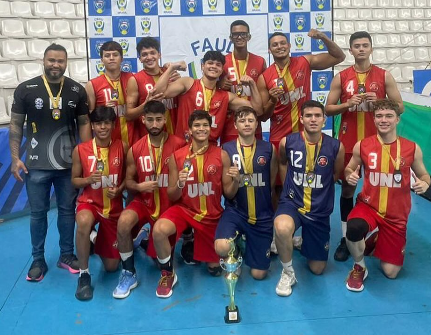 time de vôlei da Nilton Lins com seleção