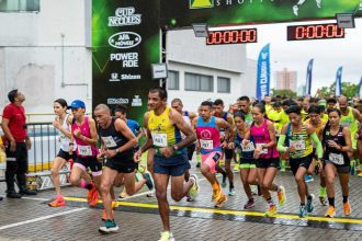 Corrida de rua no Amazonas Shopping em comemoração aos 34 anos.