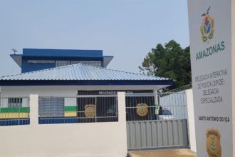 Delegacia de Polícia em Santo Antônio do Içá, Amazonas.