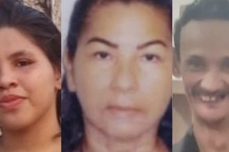 Imagens de pessoas desaparecidas em Manaus e Silves divulgadas pela polícia.