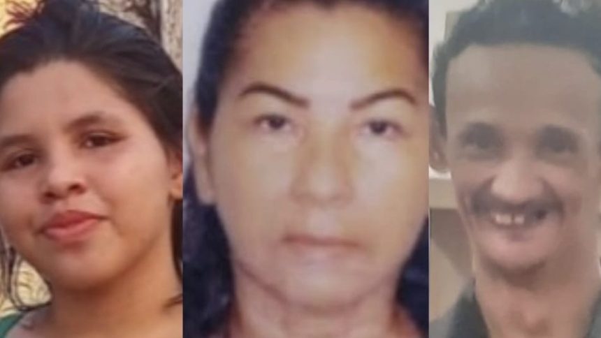 Imagens de pessoas desaparecidas em Manaus e Silves divulgadas pela polícia.