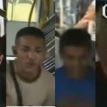 Imagens de suspeitos de assaltos em ônibus de Manaus divulgadas pela PC-AM.
