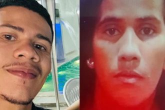 Imagens divulgadas pela Polícia Civil de Manaus de um homem desaparecido.