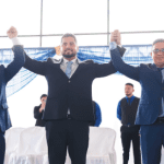 Prefeito de Boa Vista do Ramos, Jarlem CB (ao centro)