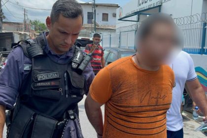 Policial prende homem em Manaus, suspeito de matar a esposa.