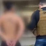 Policial prende homem suspeito de atirar em carro no bairro Santo Agostinho.