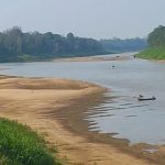 Rio Madeira com nível baixo, afetando a navegação na região do Amazonas.