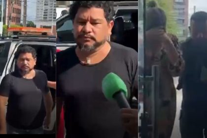 Vereador Bual chega à delegacia após prisão do Gaeco