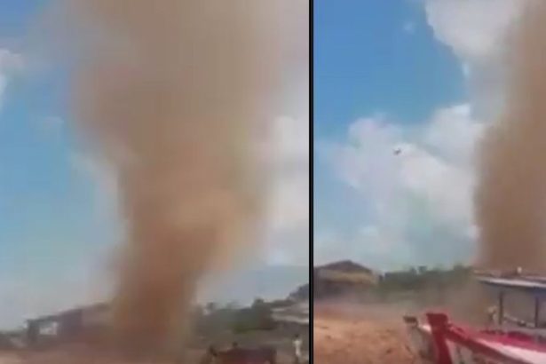 Moradores registram formação de redemoinho em Barreirinha