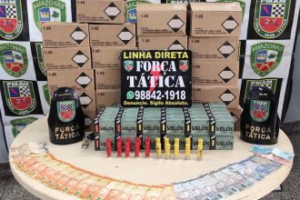 Após denúncia, polícia prende homem com mais de 4.500 munições em Manaus