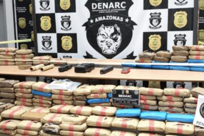 Operação apreende 300 kg de skunk avaliados em R$ 5,5 milhões em três bairros de Manaus