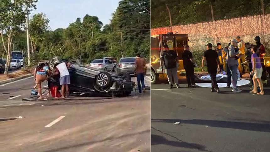 A Polícia Civil do Amazonas informou que dois motoristas foram autuados em flagrante pelos crimes de homicídio com dolo eventual e lesão corporal