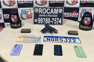Rocam prende três pessoas após denúncia de agiotagem com ameaça em Manaus