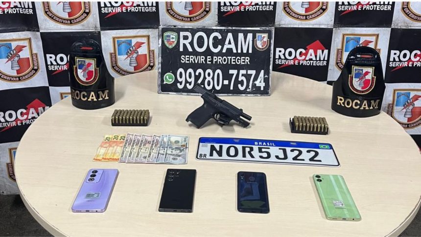 Rocam prende três pessoas após denúncia de agiotagem com ameaça em Manaus