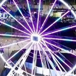 Roda-gigante na Ponta Negra trava e suspeita de ligação clandestina vira caso de polícia