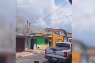 Incêndio atinge residência no bairro Mutirão
