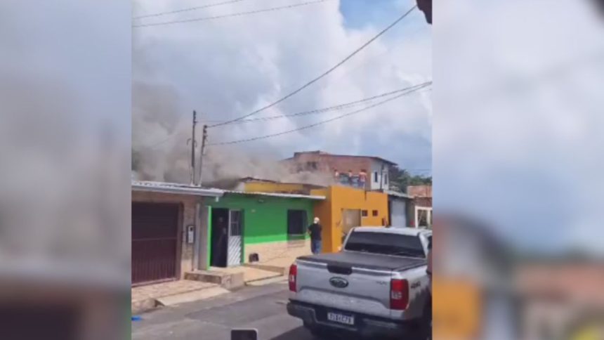 Incêndio atinge residência no bairro Mutirão