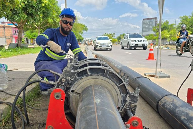 Rede de esgoto do Japiim irá beneficiar mais de 10 mil pessoas