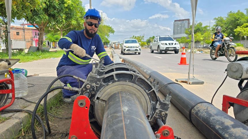 Rede de esgoto do Japiim irá beneficiar mais de 10 mil pessoas