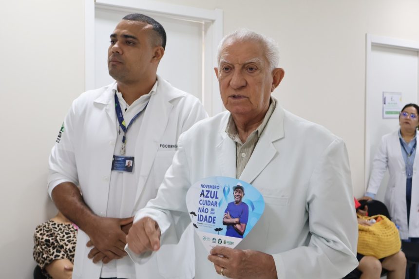 Novembro Azul reforça sobre cuidados em saúde do idoso no AM