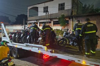 Operação Sossego remove 120 motocicletas irregulares em adega