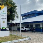 Fachada da Delegacia Interativa de Polícia (DIP/DE) em Parintins, Amazonas.