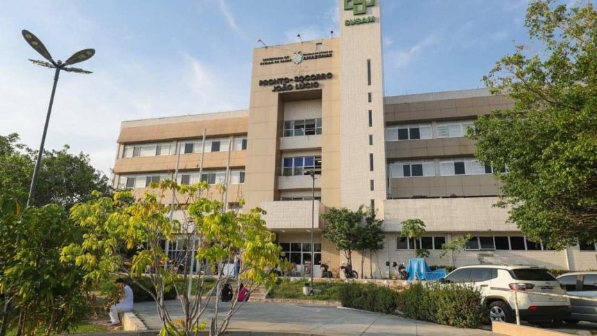 Fachada do Hospital Pronto-Socorro João Lúcio, Manaus, Amazonas.